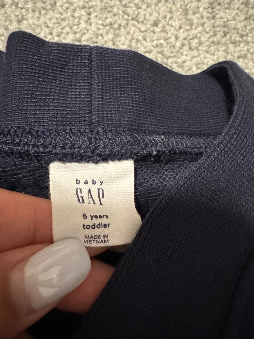 GAP Kids Navy Button-Front Cardigan